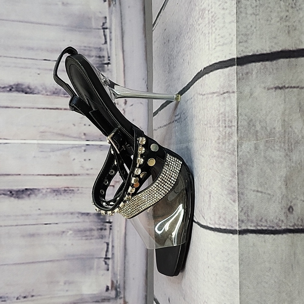 Mackin J Rhinestone And Studded Heels